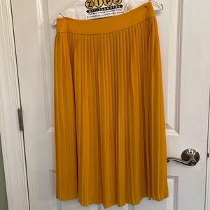 JCrew pleated skirt